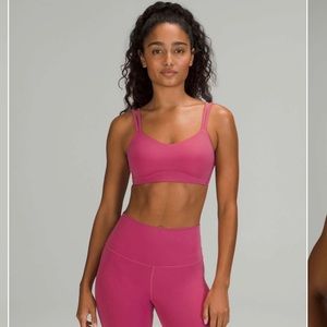 Lululemon Like A Cloud Bra Pink Lychee Size 8